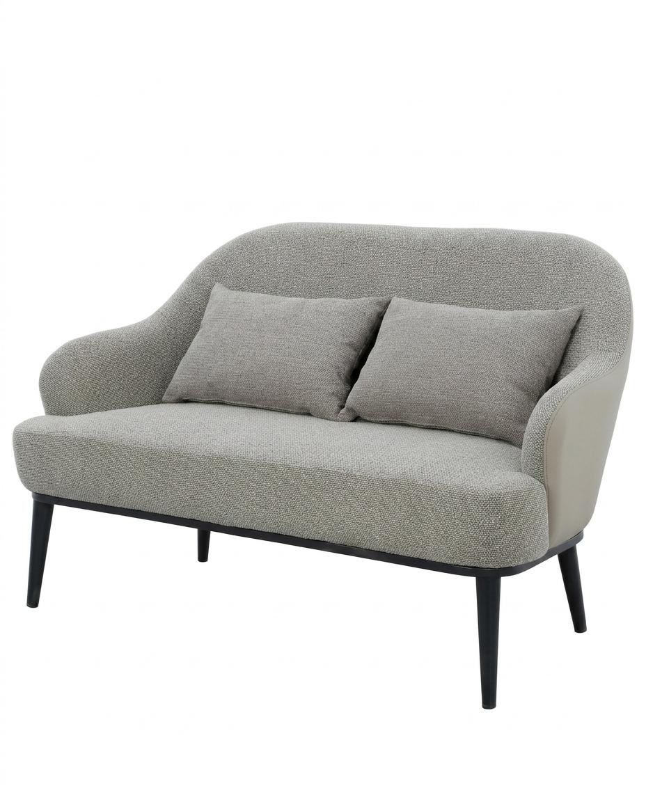 Sofa Allegra crna, bež-siva